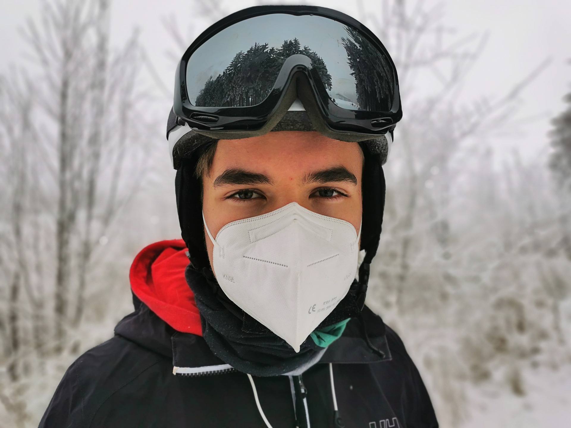 Skifahren mit FFP2 Maske?
